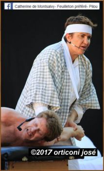 veronique-fourcaud- fabrice-coccitto-spectacle-sceance-de-massage-parodie-gerard-chambre